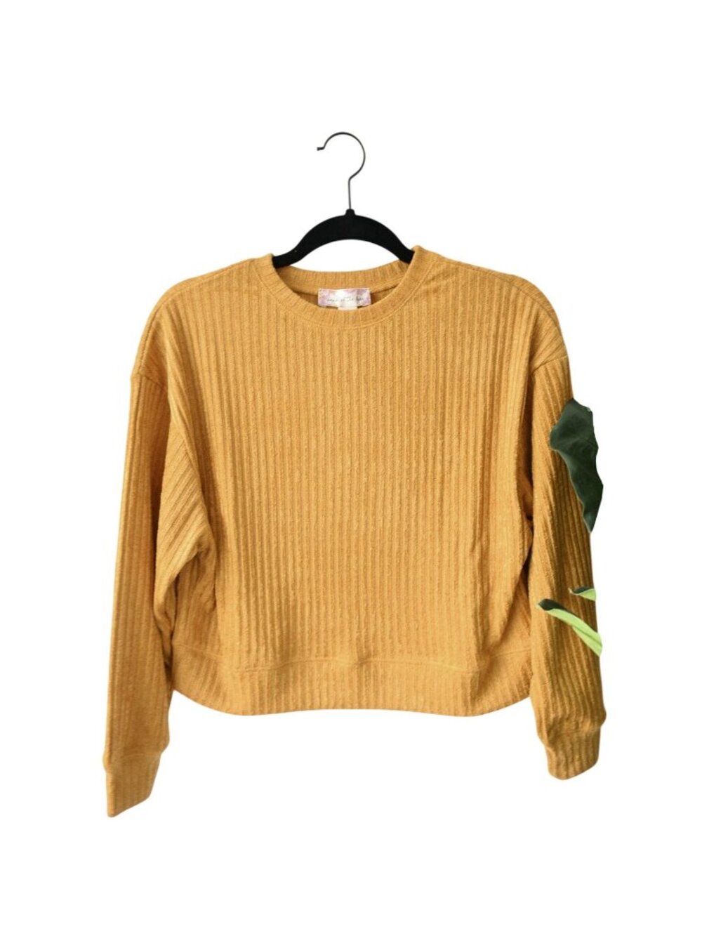 2/$30 NWT Band Of The Free XS Ribbed Mustard Gold Sweater
